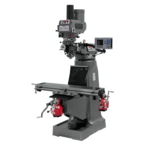 Jet JTM-4VS Mill With 3-Axis ACU-RITE 203 DRO (Quill) With X and Y-Axis Powerfeeds and Power Draw Bar 690139