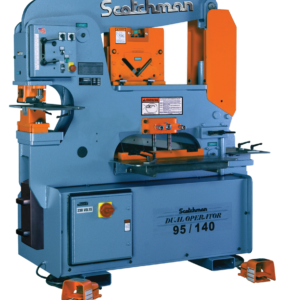 Scotchman DO 95/140-24M 230V Three Phase Dual Operator 95 Ton Hydraulic Ironworker 014710