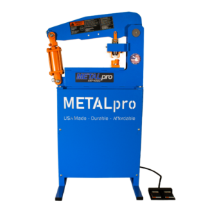 Metalpro 1.5HP 110V Single Phase 40 Ton Ironworker with Footswitch and Open Work Station MP4000 – Image 2