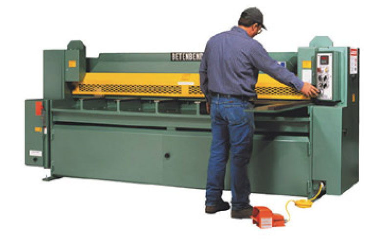 1.8_to_3.16_shear_0_4.jpg Betenbender 460V Three Phase 1/8" Hydraulic Shear 2' Bed