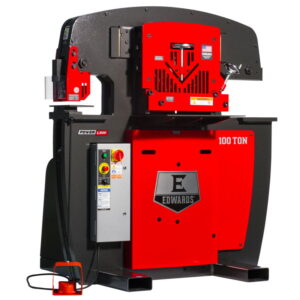 Edwards 100 Ton Ironworker 208V, 3Ph, PowerLink, Coper Notcher & 2 LED Lights 10231512