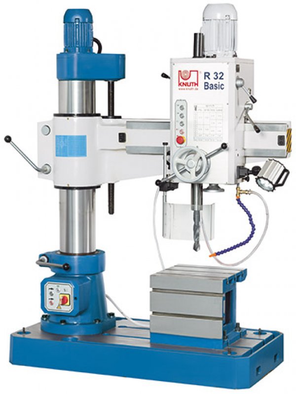 101522_hpt_R32_Basic.jpg Knuth 2HP 1.26” Drilling Capacity R 32 Basic Radial Drill Press 101522