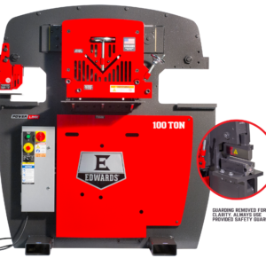 Edwards 100 Ton Ironworker 230V, 1Ph, PowerLink, Coper Notcher & 2 LED Lights 10203522 – Image 2