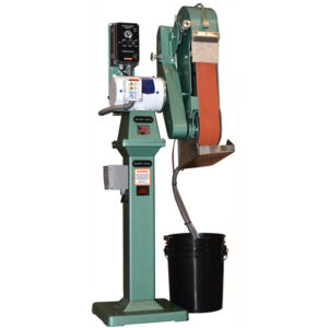 Burr King 2.5” x 60” Two Wheel 960-251 Variable Speed Wet Belt Grinder 31030