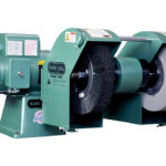 Burr King Model 1000 Fixed Speed 1.5 HP 120V Single Phase Deburring and Polishing Machine 14200