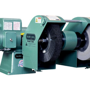 Burr King Model 1000 Fixed Speed 1.5 HP 120V Single Phase Deburring and Polishing Machine 14200