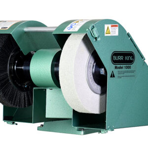 Burr King Model 1000 Fixed Speed 1.5 HP 120V Single Phase Deburring and Polishing Machine 14200 – Image 2