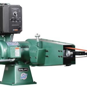 Burr King 2” x 72” Two Wheel Model 720 Variable Speed 120V Single Phase Probe Belt Grinder with Manual Tension 16110M
