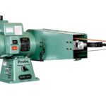 Burr King 2” x 72” Two Wheel Model 720 Fixed Speed 120V Single Phase Probe Belt Grinder with Air Tension 16300A