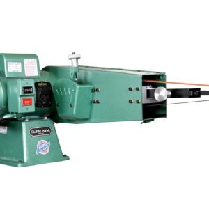 Burr King 2” x 72” Two Wheel Model 720 Fixed Speed 120V Single Phase Probe Belt Grinder with Manual Tension 16300M