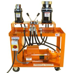 Huth 220V Single Phase 5HP Portable Vertical Dual Head Broad Range Tube Expander 1674V