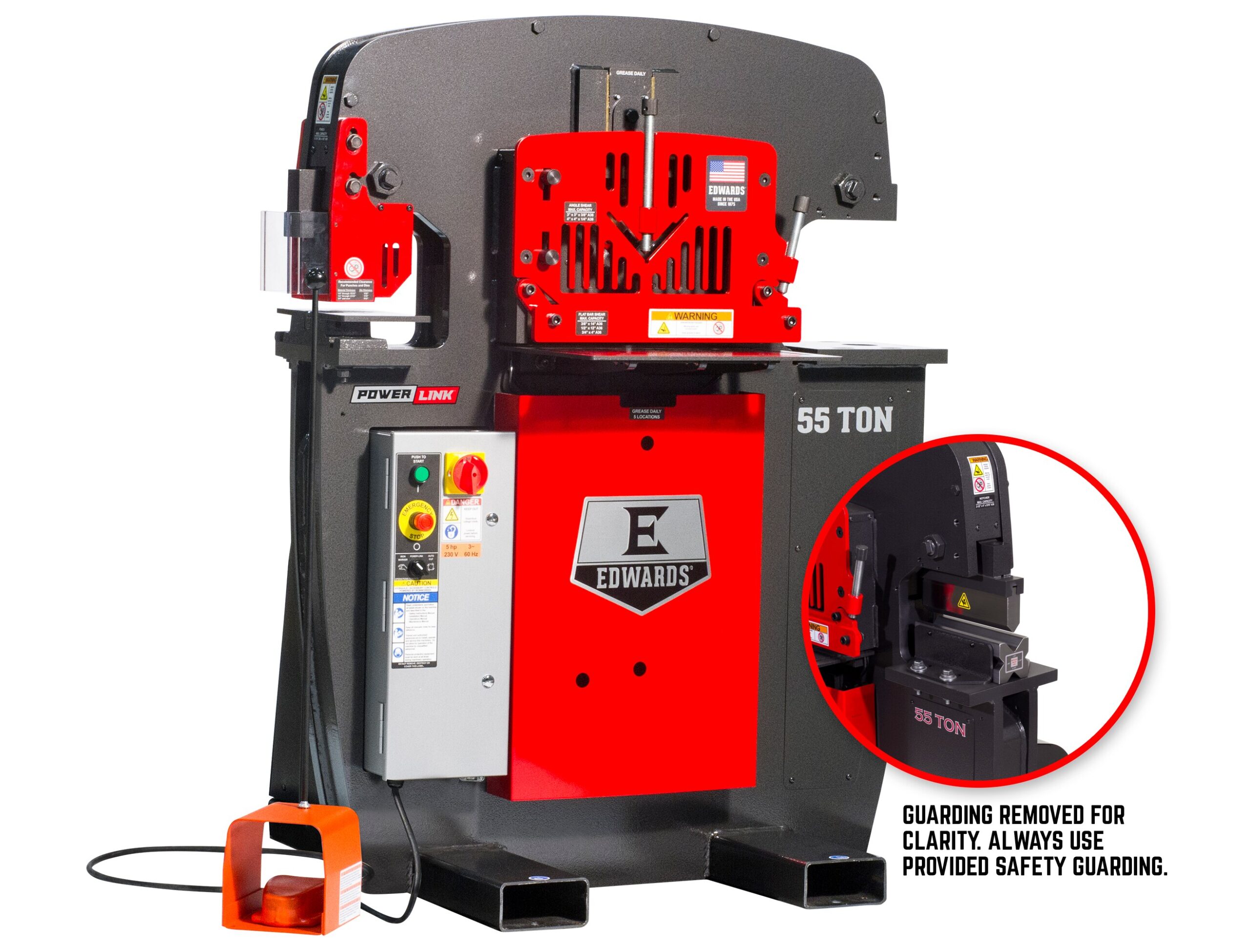 16bac5a69f99ca013881957e1343e117ca402715_55231522_main.png.jpg Edwards 55 Ton Ironworker 1 Phase, 230 Volt, PowerLink, 10" Brake 55231522