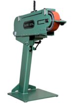 Burr King 3” x 79” Two Wheel Model 979 3 HP 220V Three Phase Belt Grinder 17303