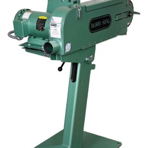 Burr King 3” x 79” Two Wheel Model 979 3 HP 220V Three Phase Belt Grinder 17303 – Image 2