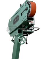 Burr King 3” x 79” Two Wheel Model 979 3 HP 440V Three Phase Belt Grinder with Elevation Control 17413 – Image 2