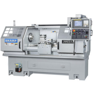 Sharp Industries 220V 18” x 40” TC-F Series CNC Precision Flat Bed Lathe 1840TC-F