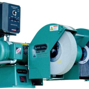 Burr King Model 1200 Variable Speed 2 HP 220V Single Phase Deburring and Polishing Machine 19610 – Image 2