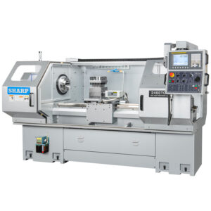 Sharp Industries 220V 24” x 60” TC-F Series CNC Precision Flat Bed Lathe 2460TC-F