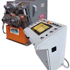 Carell Industrial Comac 3000 Series 220V Three Phase 2½” Pipe Double Pinch Hydraulic Angle Roll with CNC Control 305CN3.1V