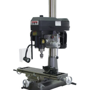 Jet JMD-18PFN Mill/Drill With NEWALL DP500 DRO and X-Axis Table Powerfeed 350136
