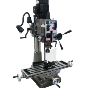 Jet JMD-40GHPF Geared Head Mill/Drill with Power Downfeed & Newall DP500 2-Axis DRO 351146