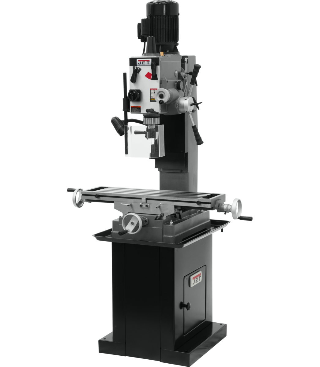 351153_main.png.png Jet JMD-45GHPF Geared Head Square Column Mill/Drill with Power Downfeed with DP700 2-Axis DRO & X-Axis Powerfeed 351153