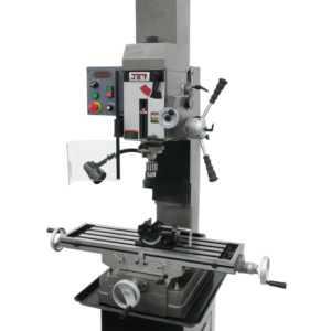Jet JMD-45VSPFT Variable Speed Geared Head Square Column Mill/Drill with Power Downfeed & Newall DP700 2-Axis DRO & X-Axis Powerfeed 351157 – Image 2