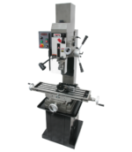 Jet JMD-45VSPFT Variable Speed Geared Head Square Column Mill/Drill with Power Downfeed & Newall DP500 2-Axis DRO 351164