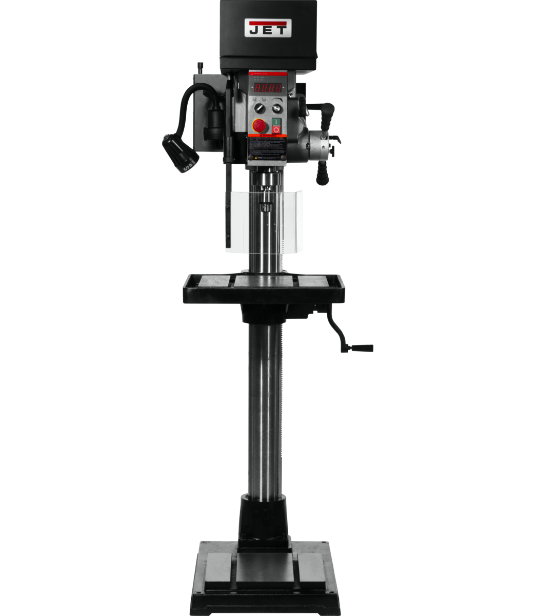 354251_main.png.png Jet JDPE-20EVSC-PDF 1-1/4" Drilling Capacity 2HP 115V 1Ph Electronic Variable Speed Drill with Clutch Speed Change system and Power Downfeed 354251