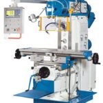 Knuth 7.4HP 52"x14" Variable Speed UWF 5 Vertical Universal Milling Machine with Horizontal Spindle 362750