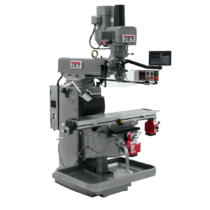 Jet JTM-1050EVS2/230 Mill With 3-Axis Newall DP700 DRO (Quill) With X and Y-Axis Powerfeeds and Air Powered Draw Bar 690647 – Image 2