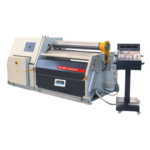 Carell Industrial 4R-HMS Series 440V Three Phase 4’ x 16Ga 4-Roll Double-Pinch Hydraulic Plate Roll 1270x100