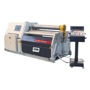 Carell Industrial 4R-HMS Series 440V Three Phase 4’ x 16Ga 4-Roll Double-Pinch Hydraulic Plate Roll 1270x100