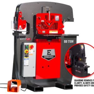 Edwards 55 Ton Ironworker 3 Phase, 230 Volt, PowerLink, 10" Brake 55233522