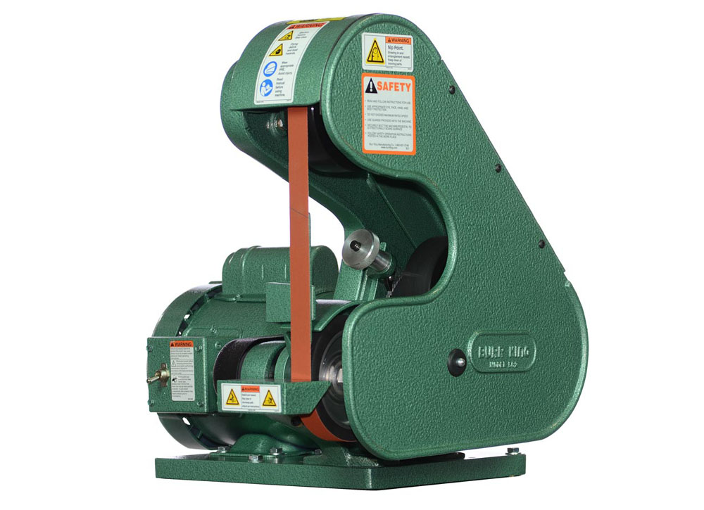 56100_1.jpg Burr King 1” x 42” Three Wheel Model 562 Variable Speed 3/4 HP 120V Single Phase Belt Grinder 57110