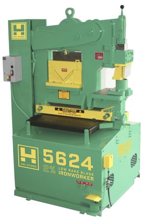 5624_UniHydro-1.jpg Uni-Hydro 5624 220V Three Phase 56 Ton Hydraulic Ironworker 156243