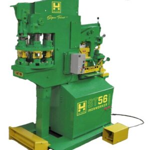 Uni-Hydro 5HP 220V Three Phase 10 Station 56 Ton Super Turret Ironworker 105603