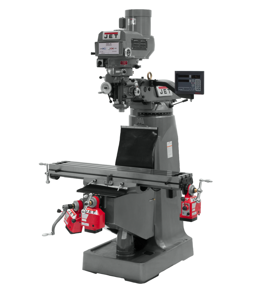 690093_main.png.png Jet JTM-4VS Mill With 3-Axis Newall DP700 DRO (Knee) With X, Y and Z-Axis Powerfeeds 690093