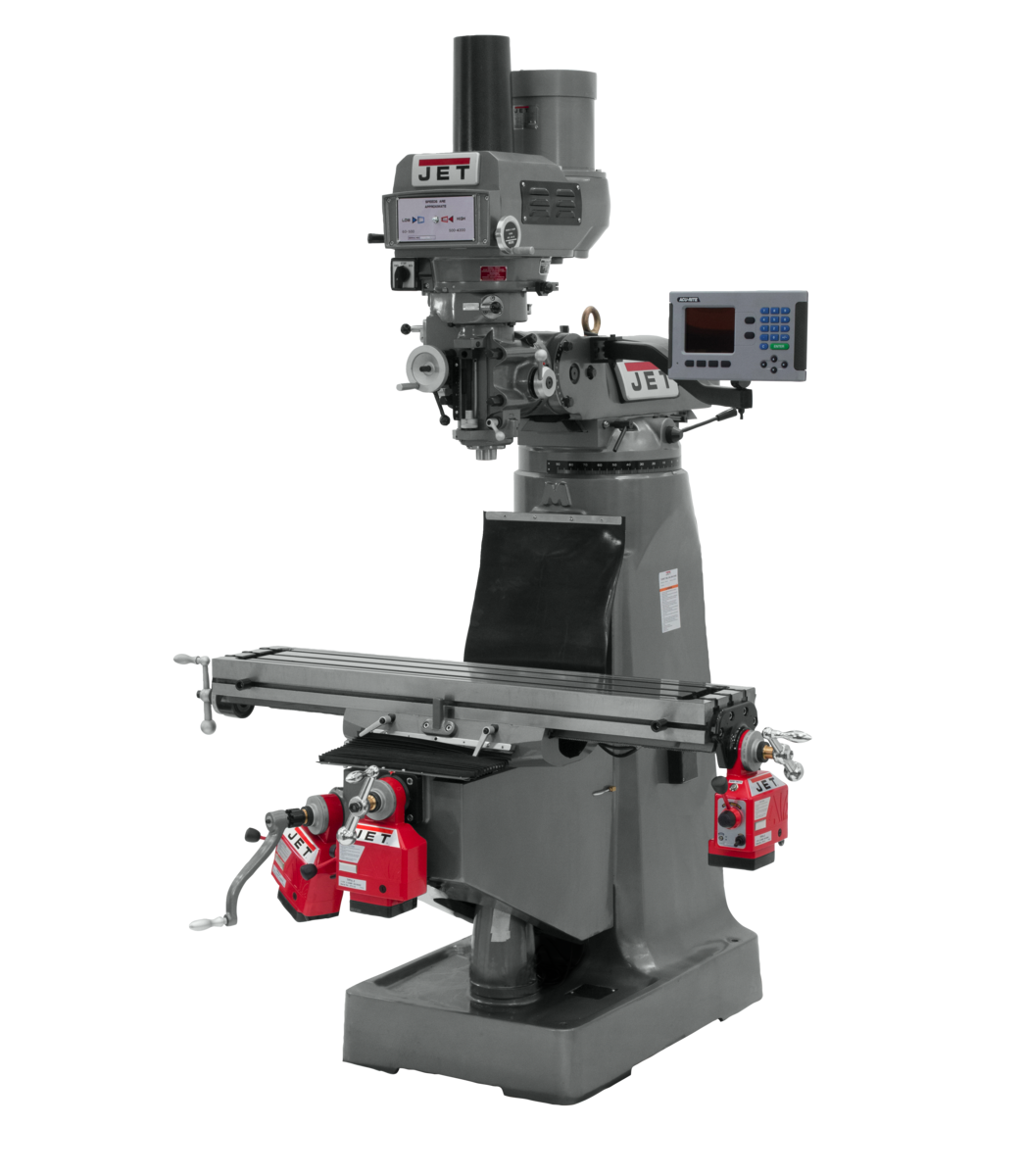 690153_main.png.png Jet JTM-4VS Mill With 3-Axis ACU-RITE 203 DRO (Quill), X, Y and Z-Axis Powerfeeds With Power Drawbar 690153