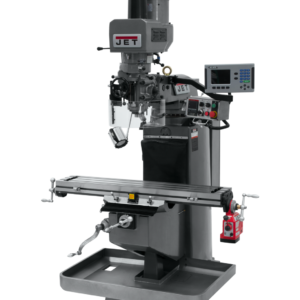 Jet JTM-949EVS Mill With 3-Axis Acu-Rite 203 DRO (Quill) With X-Axis Powerfeed and Air Powered Draw Bar 690531