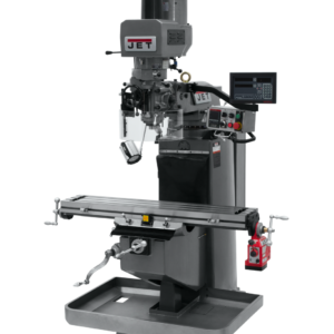 Jet JTM-949EVS Mill With 3-Axis Newall DP700 DRO (Knee) With X-Axis Powerfeed and Air Powered Draw Bar 690541