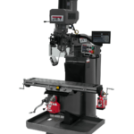 Jet JTM-949EVS Mill With 3-Axis Newall DP700 DRO (Quill) With X and Y-Axis Powerfeeds and Air Powered Draw Bar 690548