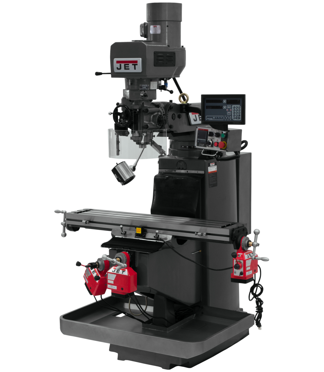 690549_main.png.png Jet JTM-949EVS Mill With 3-Axis Newall DP700 DRO (Quill) With X, Y and Z-Axis Powerfeeds 690549
