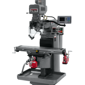 Jet JTM-1050EVS2/230 Mill With 3-Axis Acu-Rite 203 DRO (Knee) With X, Y and Z-Axis Powerfeeds 690628