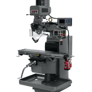 Jet JTM-1050EVS2/230 Mill With 3-Axis Acu-Rite 203DRO (Quill) With X-Axis Powerfeed and Air Powered Draw Bar 690630