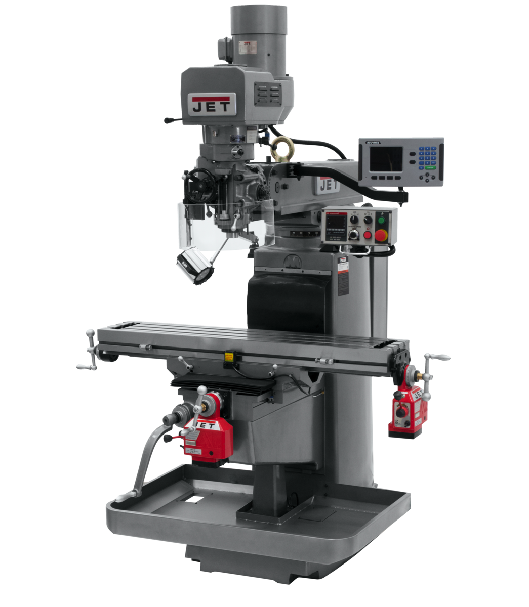 690631_main.png.png Jet JTM-1050EVS2/230 Mill With 3-Axis Acu-Rite 203 DRO (Quill) With X and Y-Axis Powerfeeds 690631