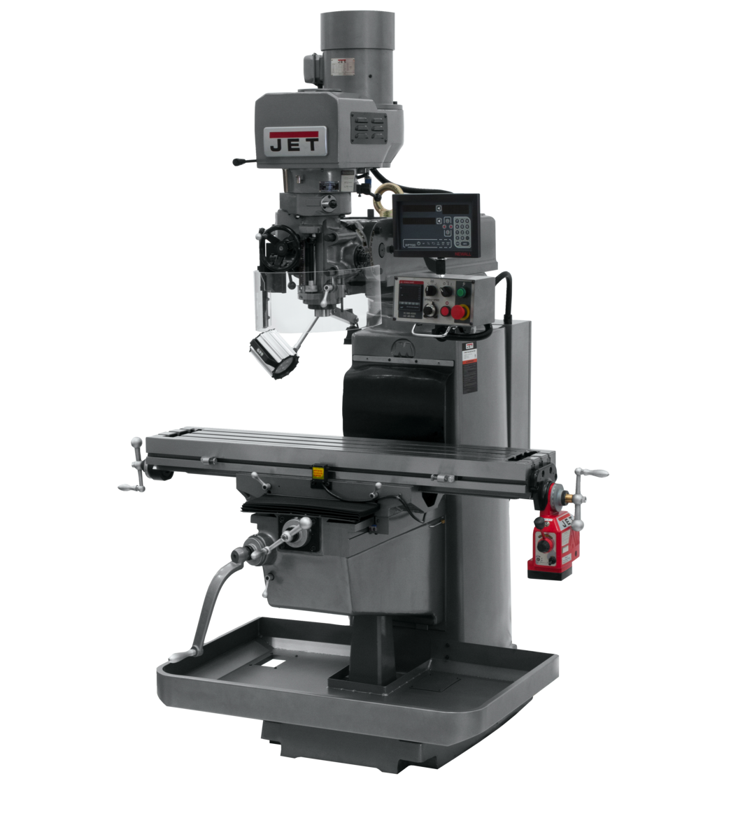 690634_main.png.png Jet JTM-1050EVS2/230 Mill With Newall DP700 DRO With X-Axis Powerfeed 690634