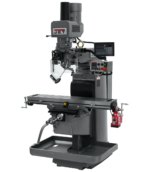Jet JTM-1050EVS2/230 Mill With Newall DP700 DRO With X-Axis Powerfeed and Air Powered Drawbar 690635