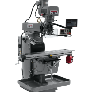 Jet JTM-1050EVS2/230 Mill With 3-Axis Newall DP700 DRO (Knee) With X-Axis Powerfeed 690639