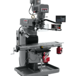 Jet JTM-1050EVS2/230 Mill With 3-Axis Newall DP700 DRO (Knee) With X and Y-Axis Powerfeeds 690641